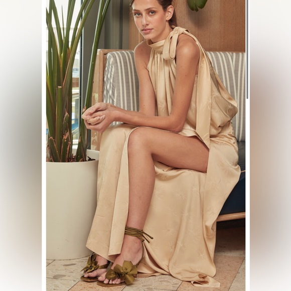 Silvia Tcherassi Arenzano Tie-Waist Straight Leg Pants Size Small